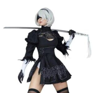 NieR: Automata 2B Cosplay Costume (Size S)